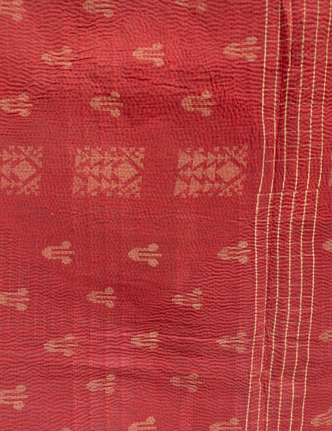 Indisk kantha sengetæppe - 877