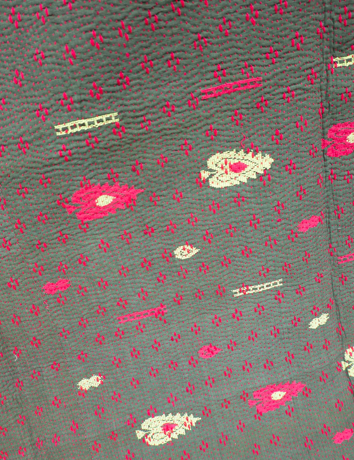 Indisk kantha sengetæppe - 878
