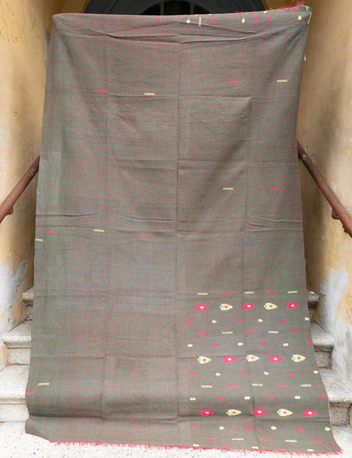 Indisk kantha sengetæppe - 878