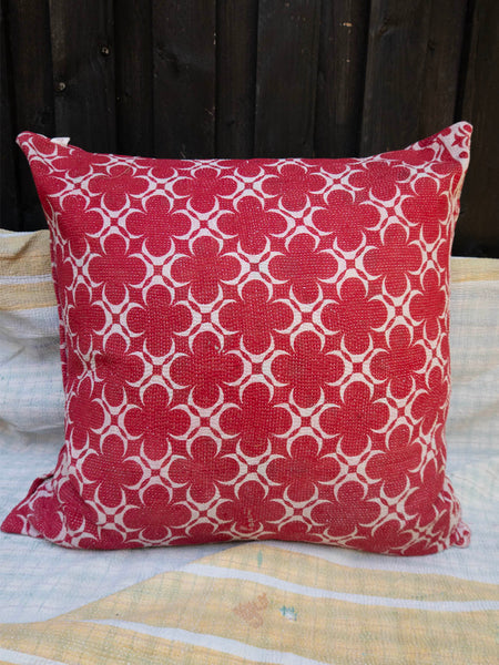 Indisk kantha pude L - 524