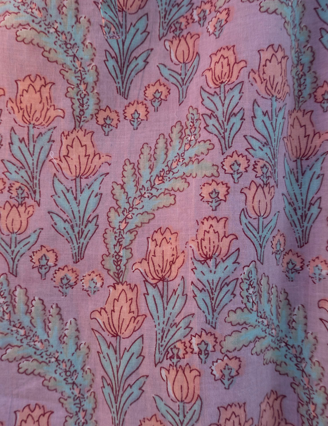 Pajamas Blockprint - Lilac