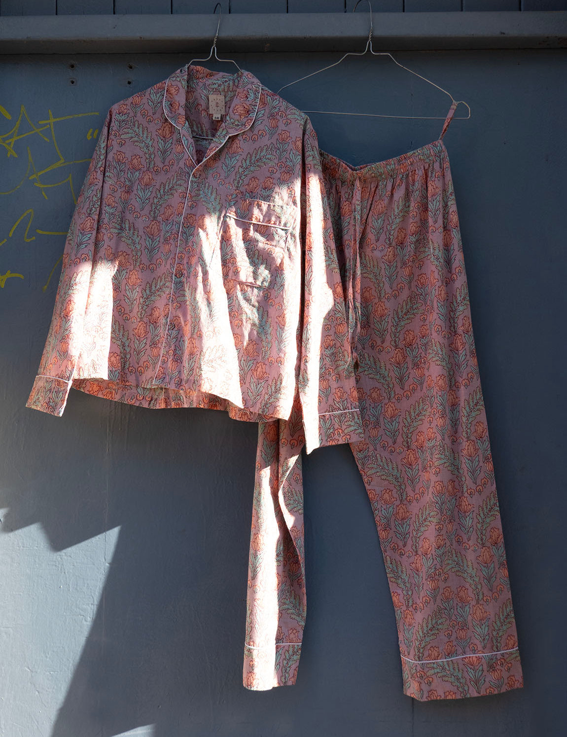 Pajamas Blockprint - Lilac