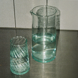 Small Beldi Vase Swirl - Clear