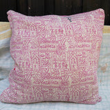 Indian kantha cushion M - 523