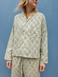 Pyjamas Blockprint - Mint
