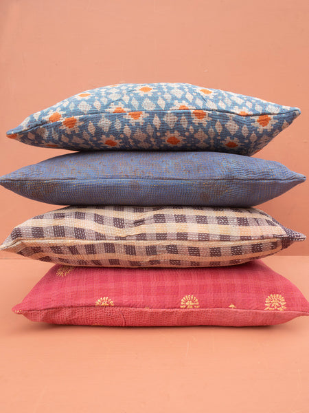 Indian Kantha Pillow M - 306