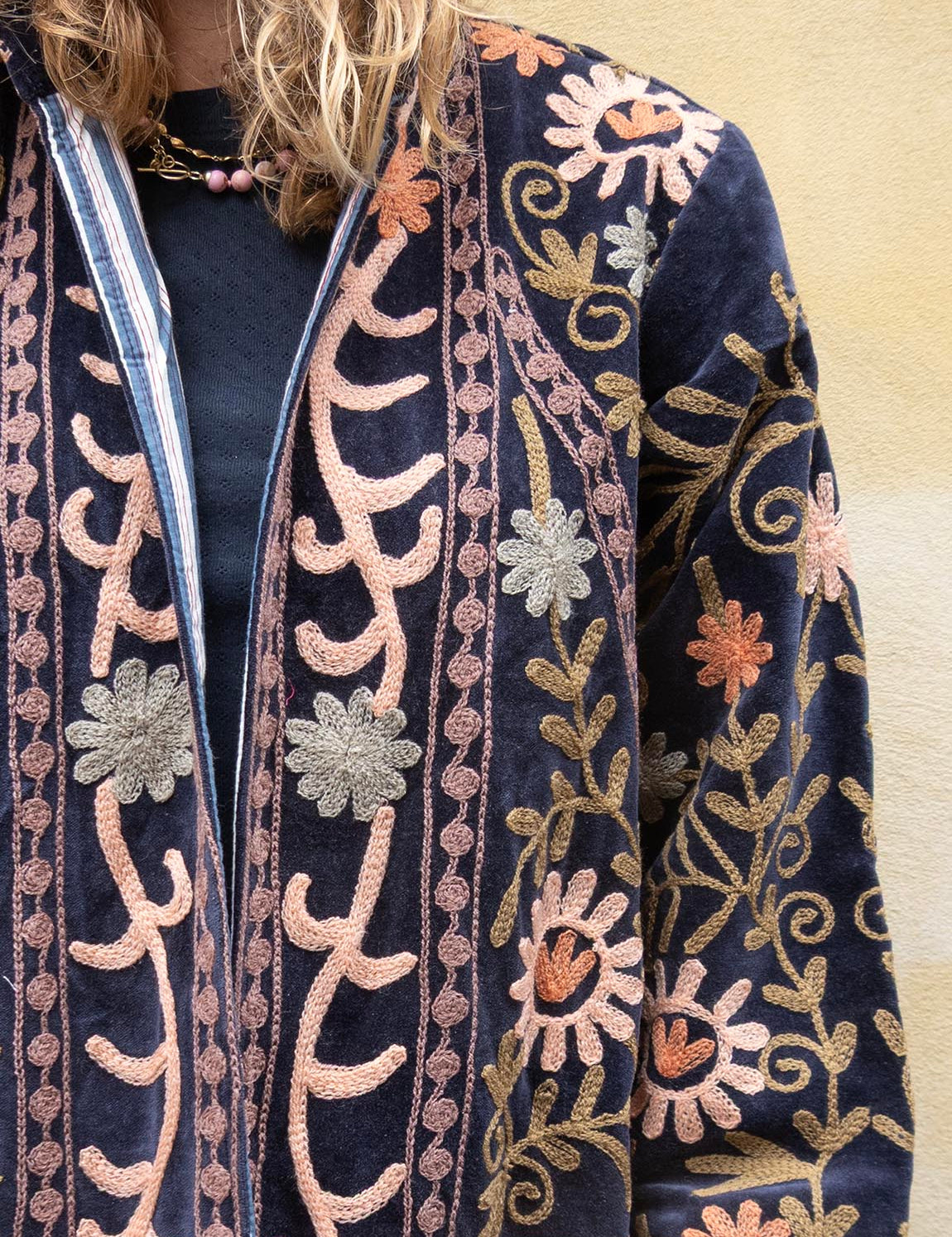Suzani Jacket - Midnight Blue