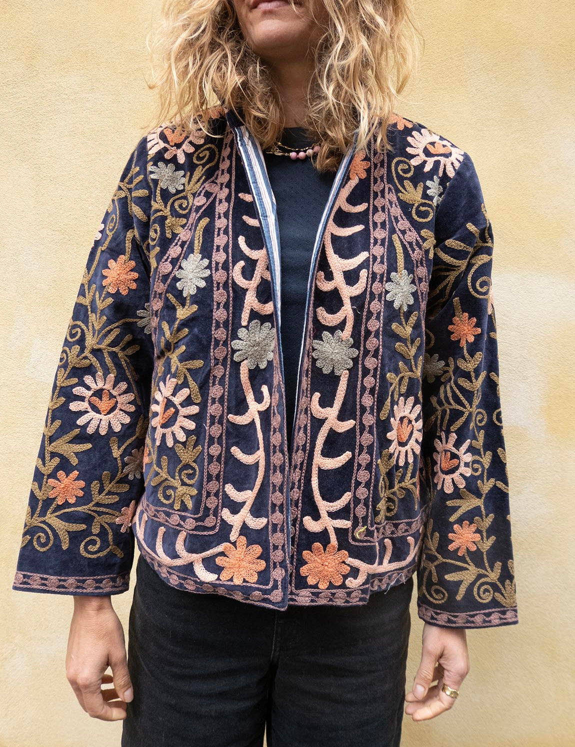 Suzani Jacket - Midnight Blue