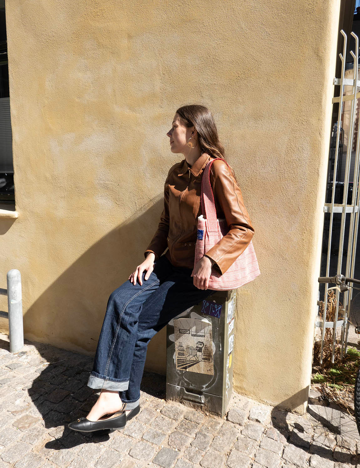 Nepal Stripe Bag - Red/White