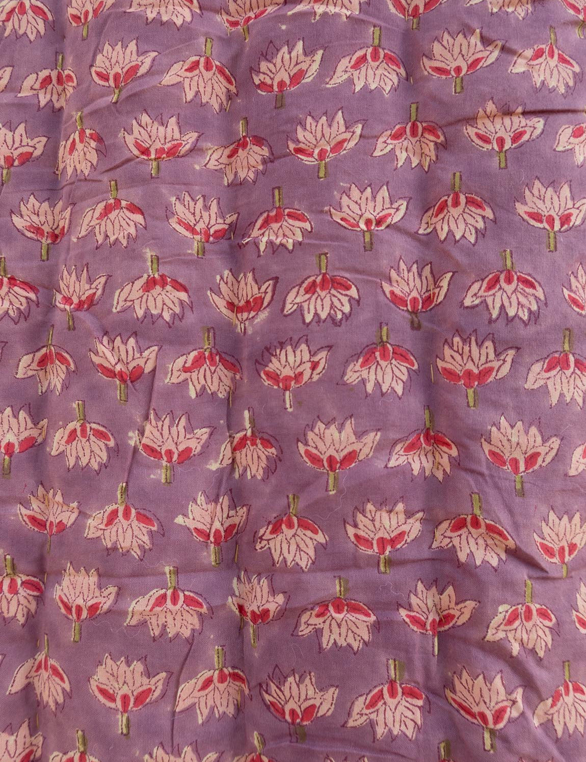 Quilted baby blanket - Mustard/Purple