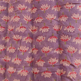 Quilted baby blanket - Mustard/Purple