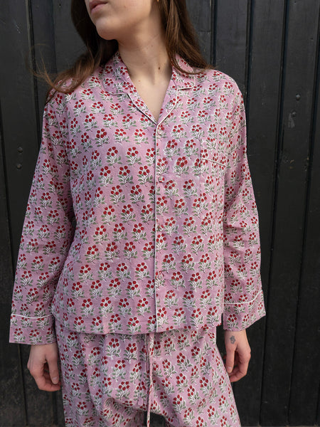 Pyjamas Blockprint - Old Purple