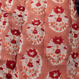 Quilted rug - Old Rose / Blue