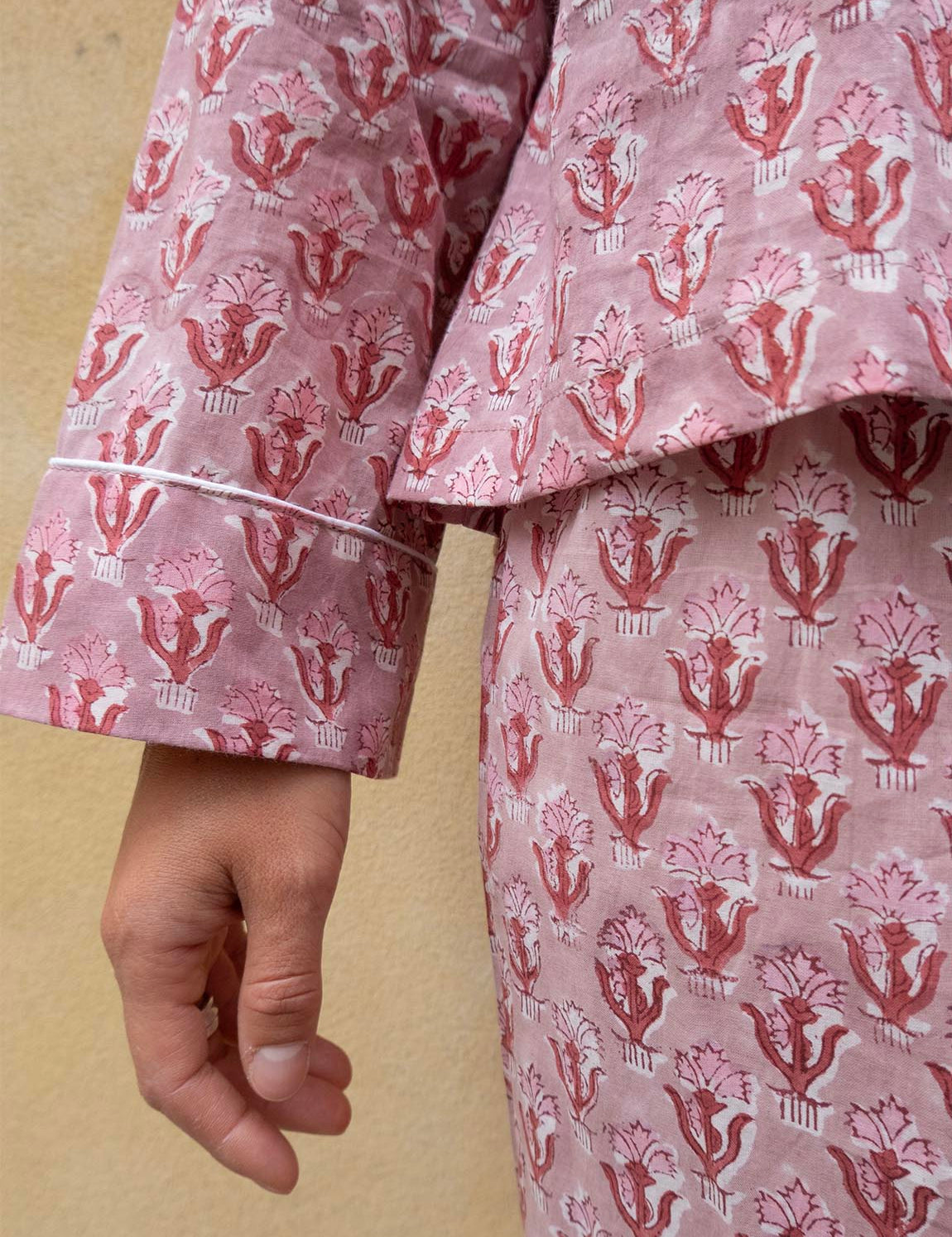 Pyjamas Blockprint - Old India Rose