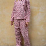 Pyjamas Blockprint - Old India Rose