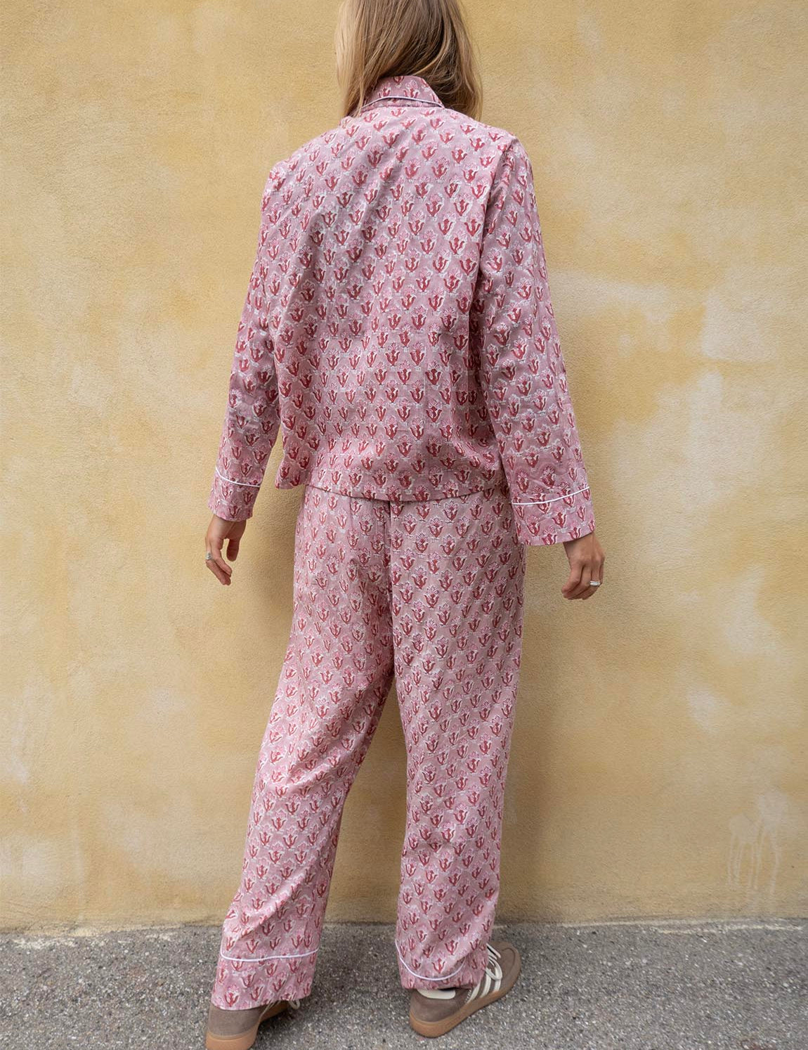 Pyjamas Blockprint - Old India Rose