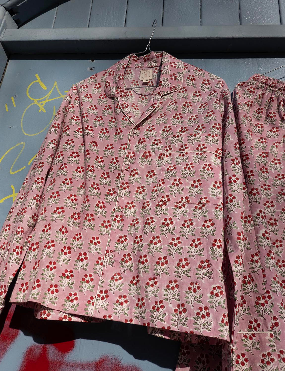 Pajamas Blockprint - Old Purple