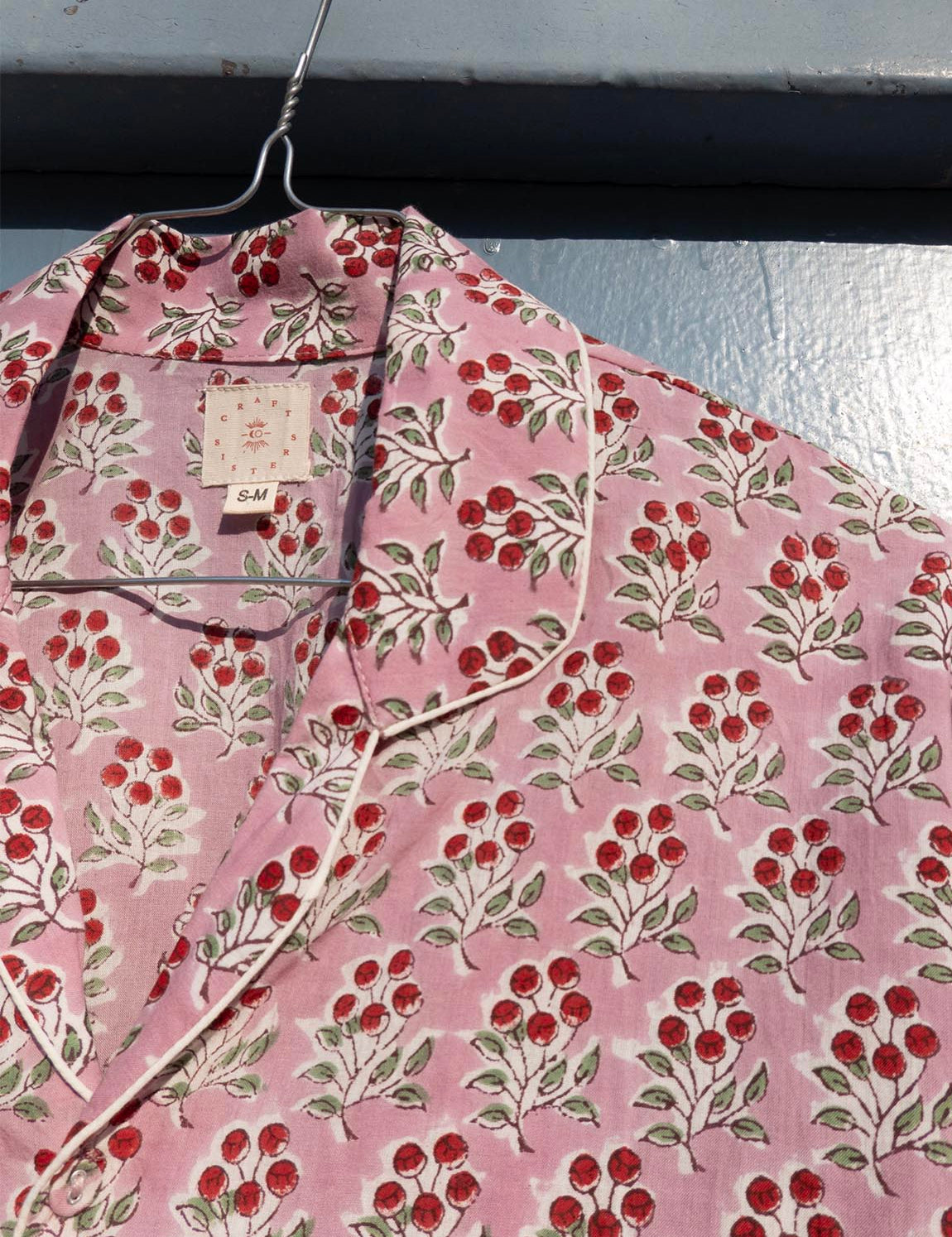 Pajamas Blockprint - Old Purple