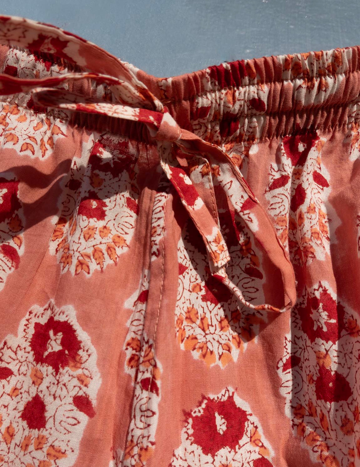 Pajamas Blockprint - Old Rose