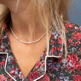 Necklace Mineral Stones - Howlite