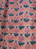 Pyjamas Blockprint - Peach Pink