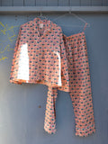 Pyjamas Blockprint - Peach Pink