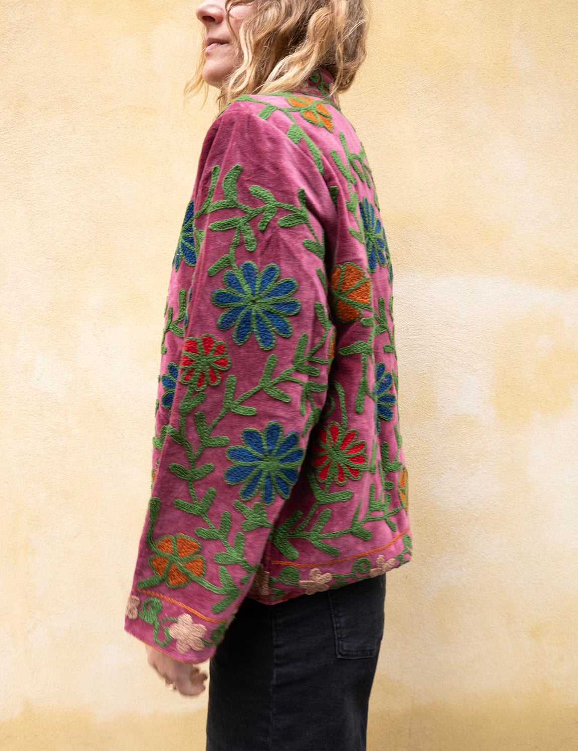 Suzani Jacket - Plum