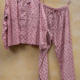 Pyjamas Blockprint - Old India Rose