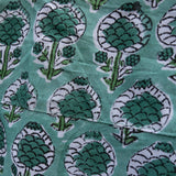 Pyjamas Blockprint - Jade Flower