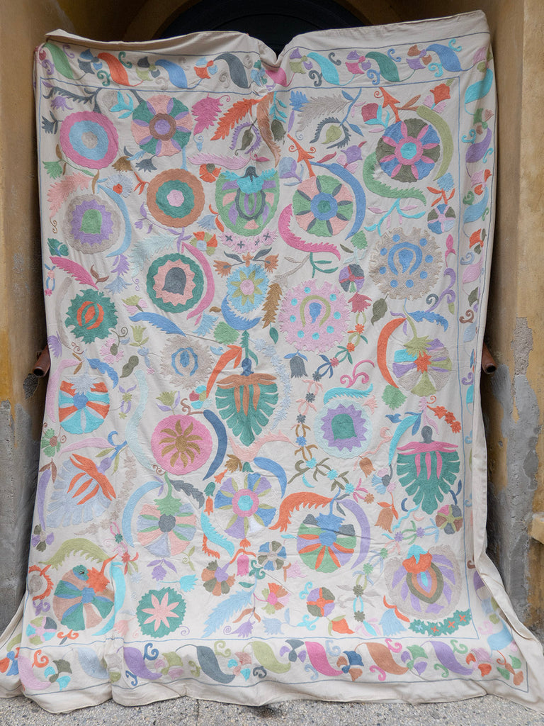 Indisk suzani dobbeltsengetæppe - 6