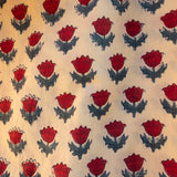 Pyjamas Blockprint - Red Flower
