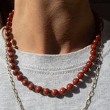 Aunties Necklace - Red Jasper