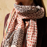 Bagru Scarf - Red Classic