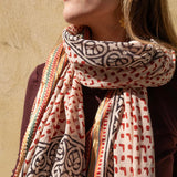 Bagru Scarf - Red Classic