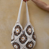 Bali Bag - Brown Retro Flower