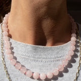 Aunties Necklace - Rose Quartz