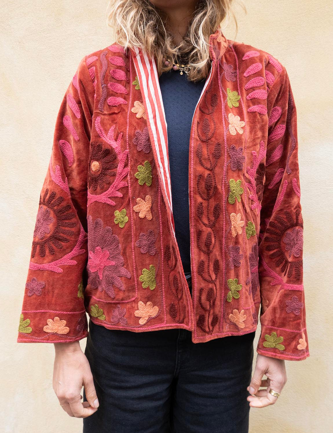 Suzani Jacket - Rust