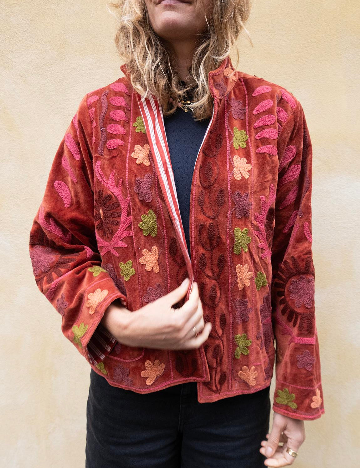 Suzani Jacket - Rust