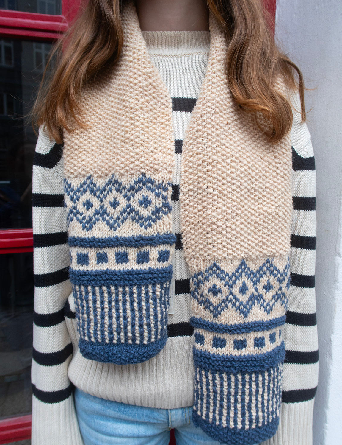 Nepal Scarf Blue