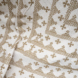 Cross-stitch bedspread - Olive