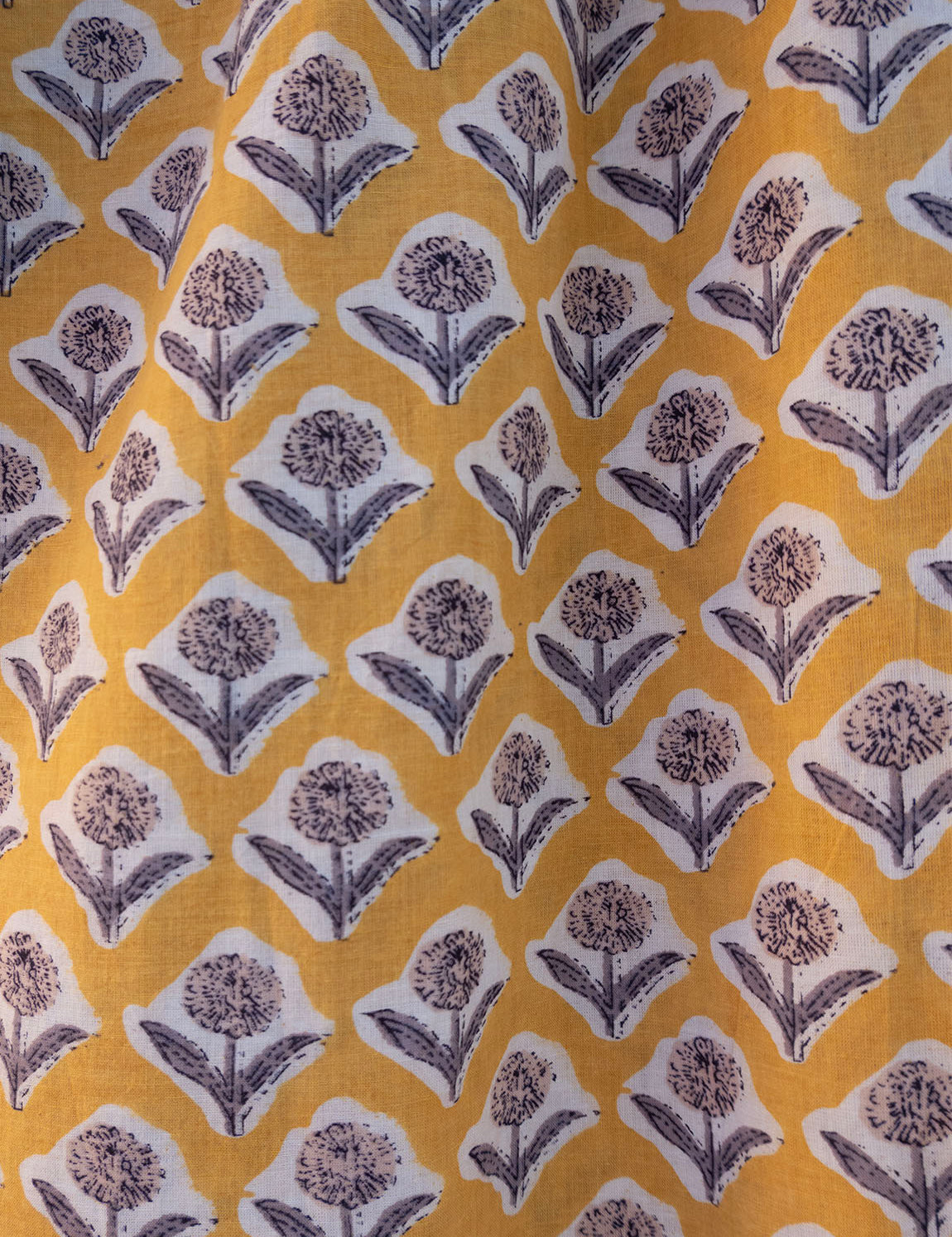 Pajamas Blockprint - Sunflower