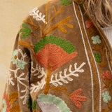 Suzani Jakke - Khaki Brown