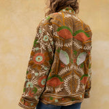 Suzani Jakke - Khaki Brown