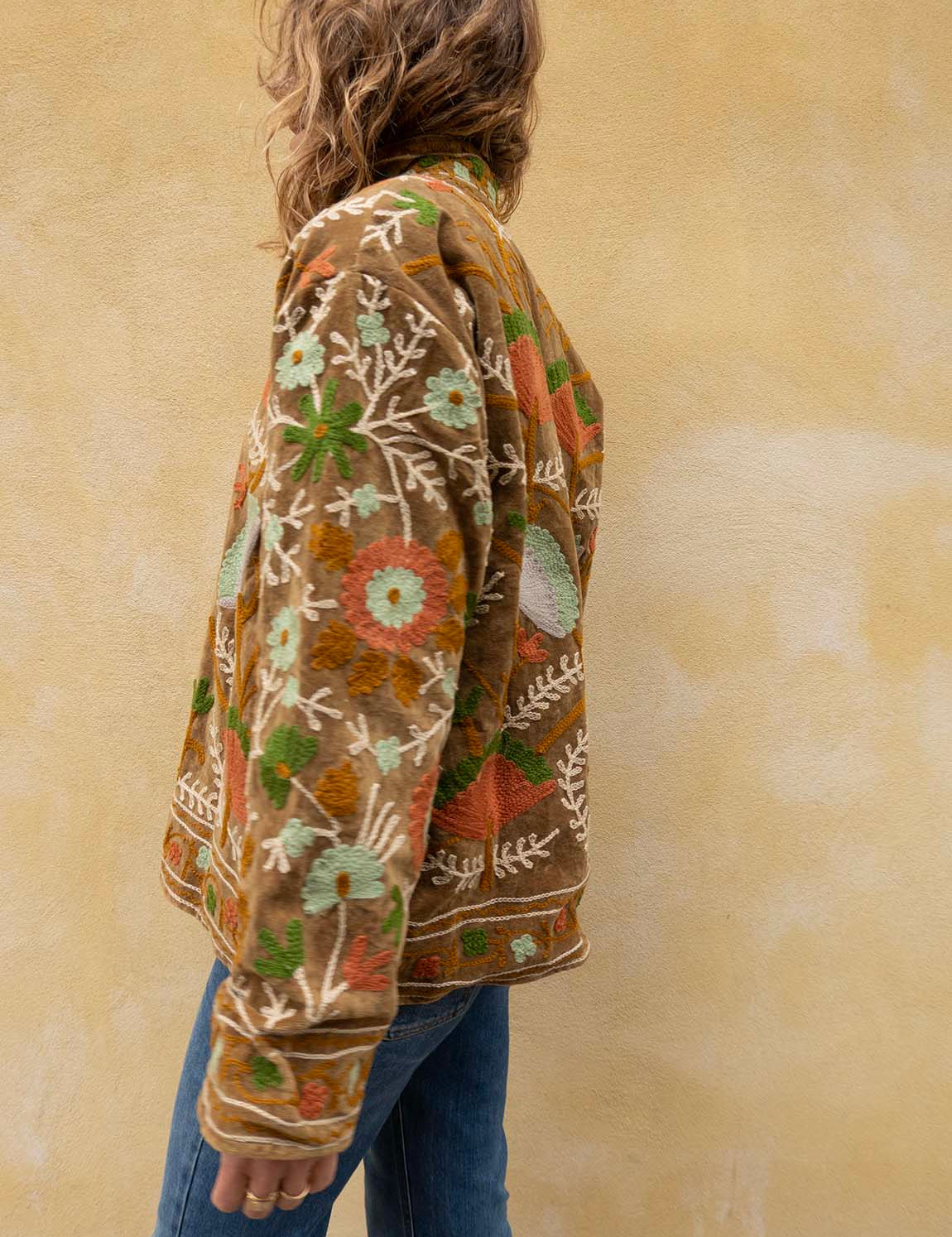 Suzani Jakke - Khaki Brown