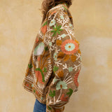 Suzani Jakke - Khaki Brown