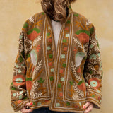 Suzani Jakke - Khaki Brown