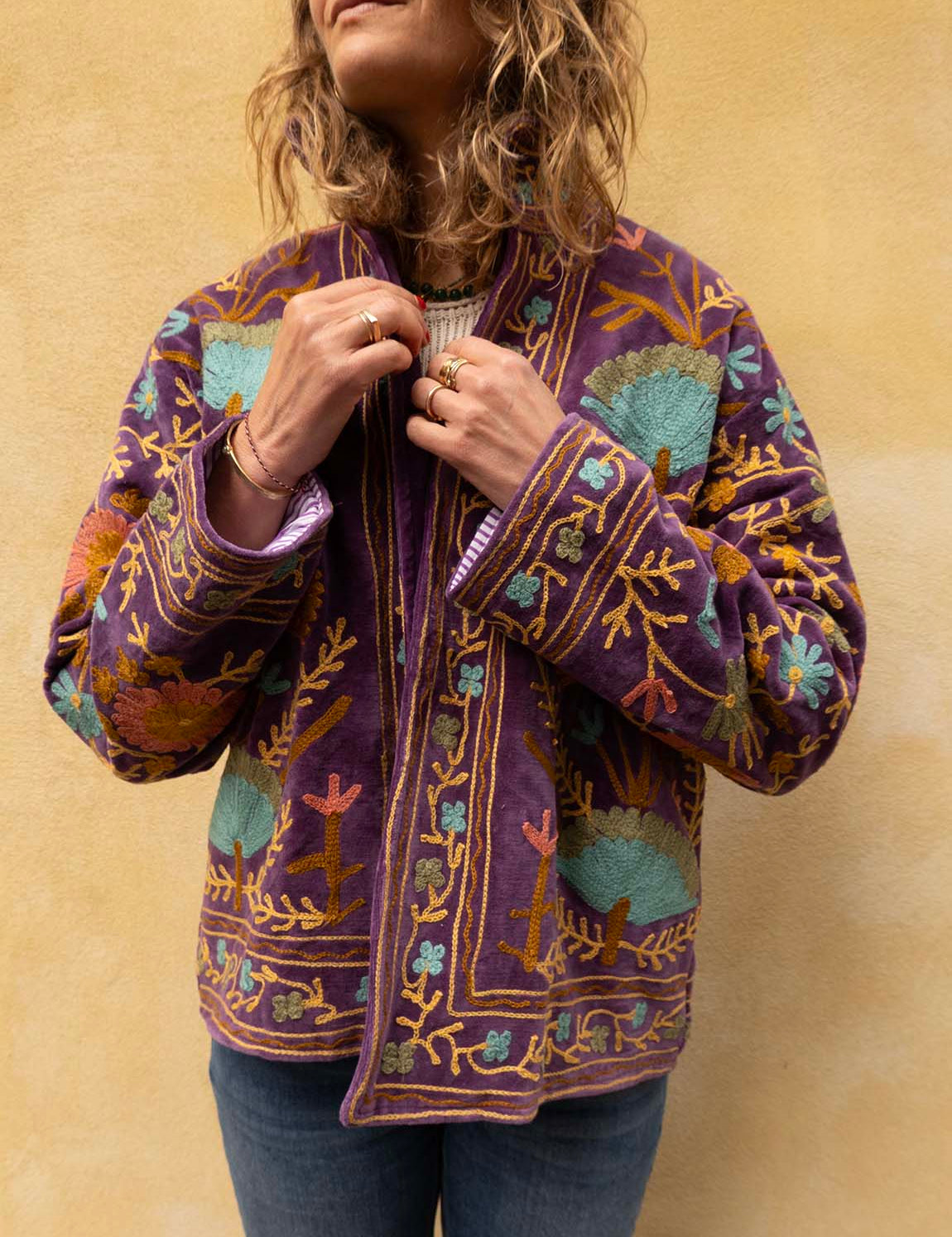 Suzani Jakke - Purple