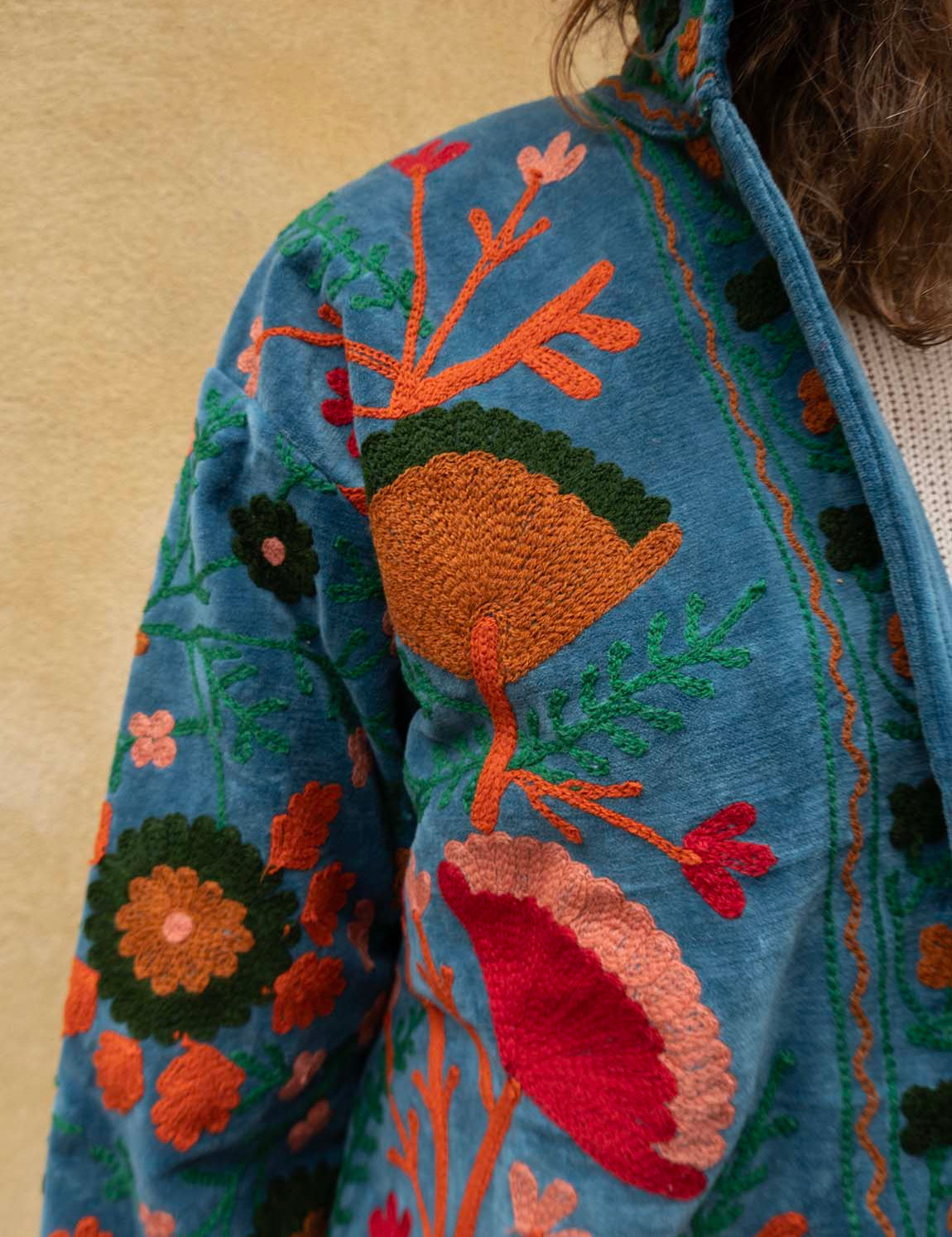 Suzani Jakke - Teal Blue