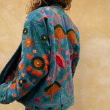 Suzani Jakke - Teal Blue