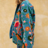 Suzani Jakke - Teal Blue